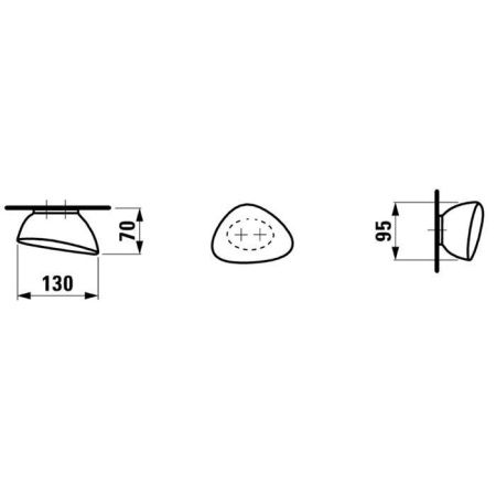 Крючок Laufen Alessi One 8.7097.6.000.000.1