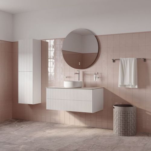 Шкаф-пенал Iddis Aiger AIG40W0i97 40х140 подвесной цвет белый - фото 2