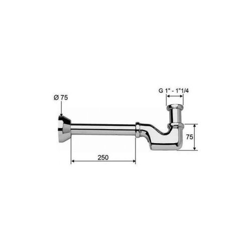 Сифон для раковины Daniel ACCESSORY A760114 do золото - фото 2
