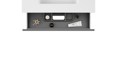 Тумба под раковину Visobath Aqua 73559/73582 80х50 подвесная цвет серый