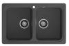 Кухонная мойка Granfest Standart S-780K графит 80х50 цвет серый поверхность матовая