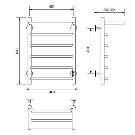 Полка в ванную комнату Migliore Cristalia 16807