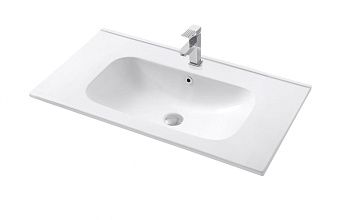 Раковина керамическая Art&Max керамические раковины AM7110-90 90х50 накладная цвет белый