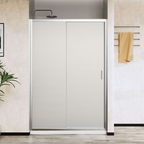 Душевая дверь Vincea City VDS-5CT120MT 120х195 стекло текстурное профиль хром