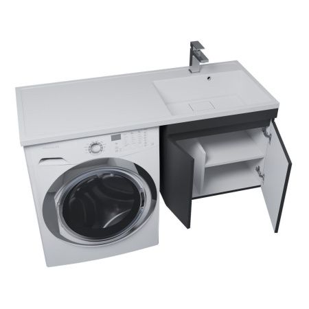 Тумба под раковину Uperwood Magenta 5930205161 50х50 подвесная цвет черный