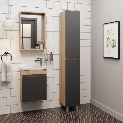 Шкаф-пенал Onika Милтон 403078 30х33х190 напольный - фото 4