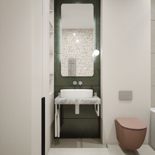 Столешница Teymi Helmi T150207 70х50 подвесная цвет серый - фото 5