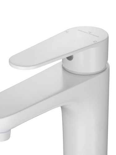 Смеситель Wonzon & Woghand Alfa WW-A40202-MW на раковину белый - фото 4