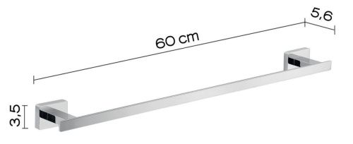 Полотенцедержатель Gedy Atena 4421/60(13) - фото 2