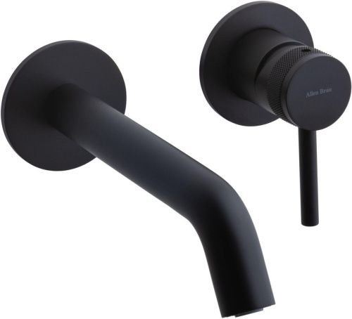 Смеситель для раковины Allen Brau Priority 5.31030-31 встраиваемый в стену черный - фото 4
