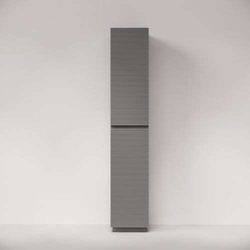 Шкаф-пенал Sancos FOLK Floor PFL35FES 40х190 напольный цвет серый - фото 4