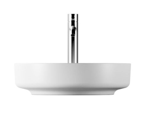 Раковина керамическая Alice Form 22420101 50х50 накладная цвет белый без отверстий под смеситель - фото 2