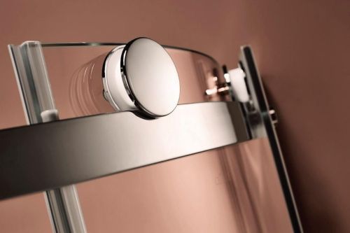 Душевой уголок Cezares STYLUS-M STYLUS-O-M-R-2-100-C-Cr 100х100 стекло прозрачное профиль хром без поддона - фото 5