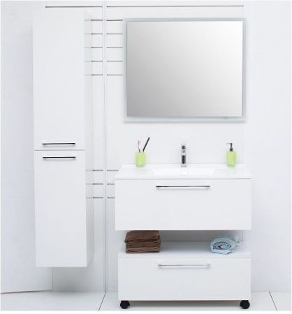 Зеркало с подсветкой De Aqua Сити CIT 404 090 90х80 подвесное