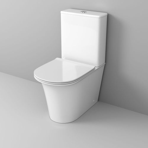 Унитаз напольный с бачком Grossman Galaxy GR-4469S белый с сиденьем безободковый каскадный смыв - фото 2