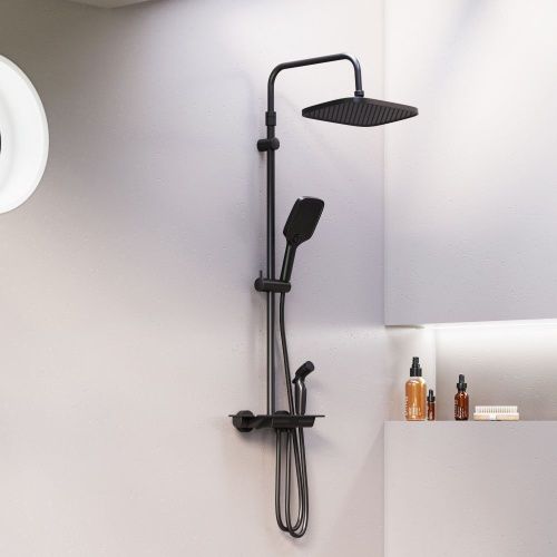 Душевая стойка Damixa Gala 953770300 настенная цвет черный - фото 3