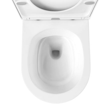 Унитаз-компакт напольный с бачком Lavinia Boho Grance Hill 3307002R белый глянцевый с сиденьем микролифт безободковый каскадный смыв