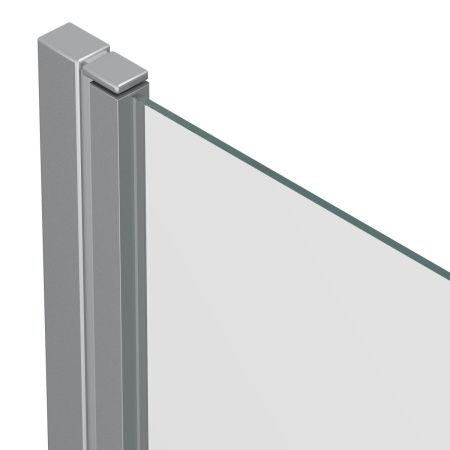 Душевая шторка на ванну Reflexion Slider RX15070CCR-24 70х150 стекло прозрачное профиль хром ориентация универсальная