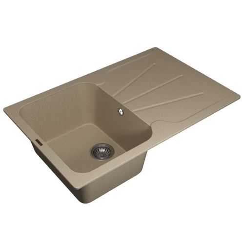 Кухонная мойка Uperwood Quartz Premium UPD-04 3910202113 80х50 цвет бежевый поверхность матовая - фото 2