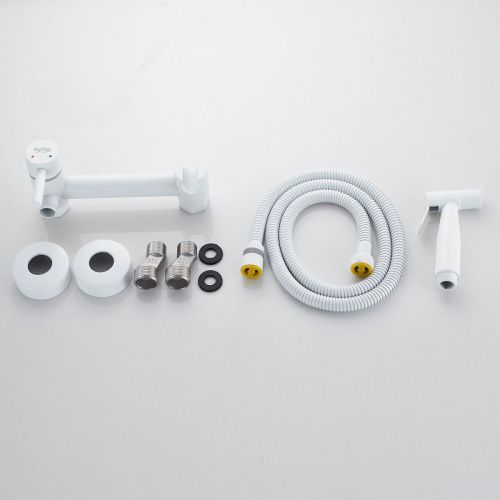 Гигиенический душ со смесителем Raffine F207C белый - фото 4