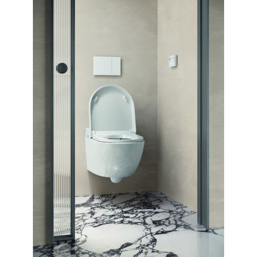 Унитаз-биде электронный подвесной GSI Wclean 7418K11 белый глянцевый с сиденьем микролифт безободковый смыв торнадо - фото 4