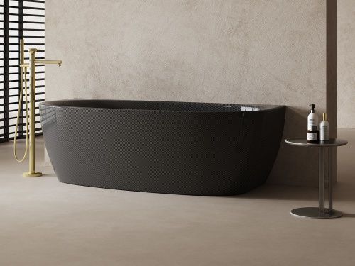 Ванна карбоновая Abber Karbon AK9004 170х80 пристенная овальная - фото 3