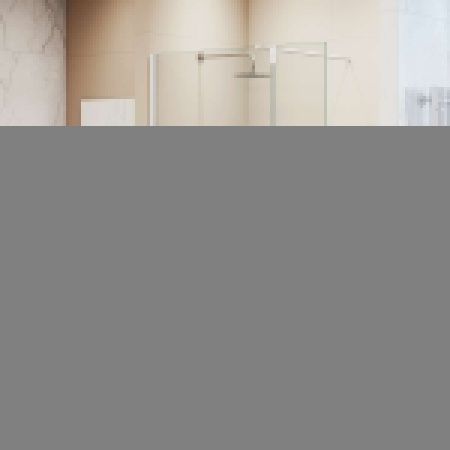 Душевая перегородка RGW Walk In 351005083-15 80х195 стекло прозрачное профиль белый