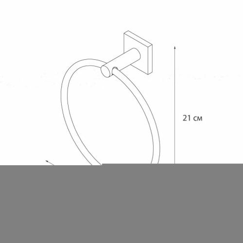 Полотенцедержатель Fixsen Lux satin FX-16011 - фото 5