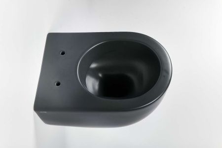 Чаша унитаза подвесная Galassia Dream 7334NEMT цвет черный без сиденья безободковая каскадный смыв