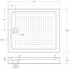 Душевой поддон BelBagno TRAY-BB-AH-120/100-15-W 120х100 акрил белый с ножками