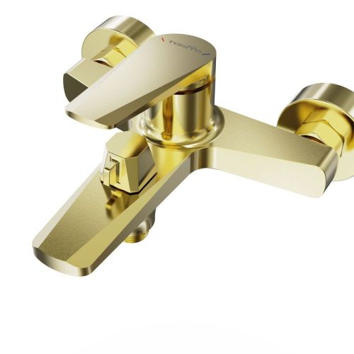 Смеситель для ванны Tokito KIN TOK-KIN-1014 настенный золото - фото 5