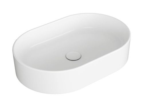 Раковина из сантехнического фаянса Simas FO 02 bia 60х40 накладная цвет белый