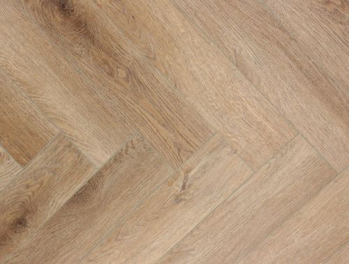 SPC ламинат CronaFloor Herringbone Дуб Монпелье H004 Т070824 толщина 0,45 см 42 класс 640х128 - фото 2