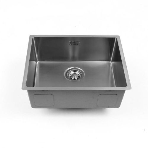 Кухонная мойка Grandex Aqua 501136 55х45 цвет серый поверхность матовая - фото 2