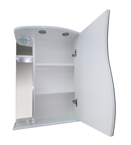 Зеркало-шкаф Misty Зеркала-шкафы Э-Лиа02060-01СвП 60х70 подвесной цвет белый - фото 2