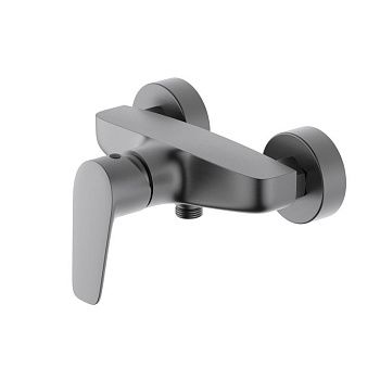 Смеситель для душа Aquatek Бетта AQ1160BGM настенный вороненая сталь