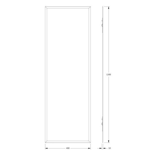 Зеркало Evoform Comfort BY 0938 40х120 подвесное - фото 2