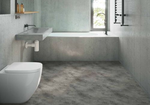 SPC ламинат Dew Мрамор Блэк М 6055-9 Т069671 толщина 0,4 см 43 класс 610х305 - фото 2