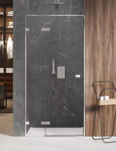 Душевая дверь New Trendy AVEXA EXK-1445 100х200 стекло прозрачное профиль хром - фото 2