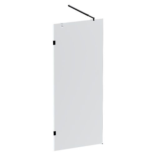 Душевая перегородка Am.Pm X-Joy W94WI-80-F1-BTE 80х195 стекло прозрачное профиль черный - фото 2