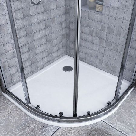 Душевой поддон из искусственного камня Aquaton Калифорния 1A713936CA010 80х80 белый