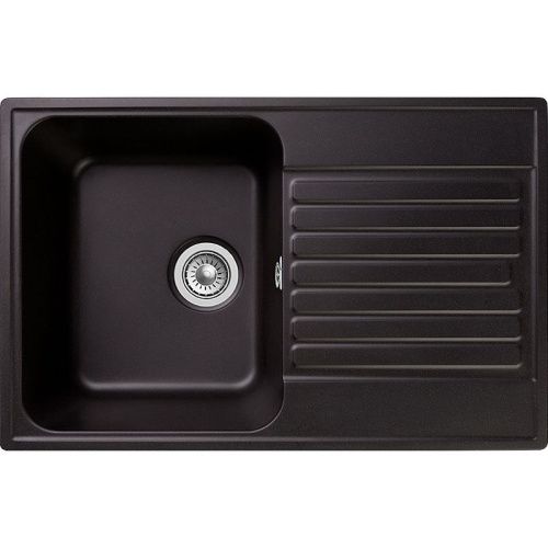 Кухонная мойка Granfest Quarz 78 черный 75х50 цвет черный поверхность матовая - фото 2