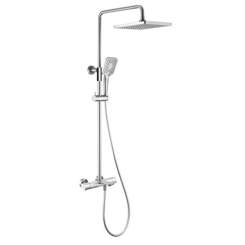 Душевая стойка Vincea Next VSFS-1N1TCH настенная цвет хром с термостатом - фото 2