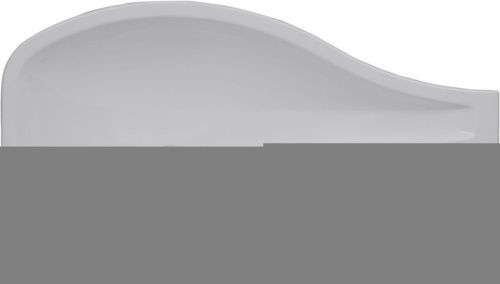 Раковина из искусственного камня Aquanet Сопрано НФ-00007880 100х50 полувстраиваемая цвет белый 1 отверстие под смеситель - фото 4