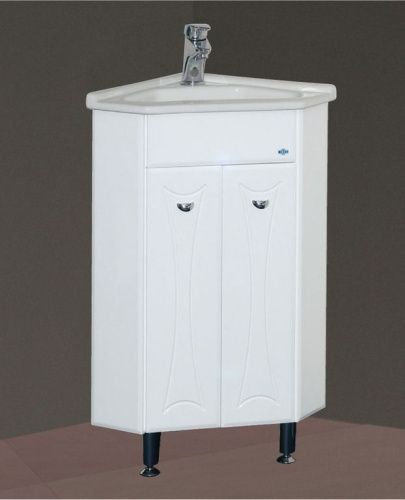 Тумба под раковину Misty Лотос Э-Лот01040-01Уг 40х40 напольная цвет белый - фото 2