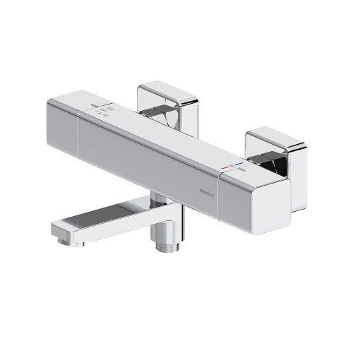 Смеситель для ванны и душа Damixa Gala 533000000 настенный хром с термостатом