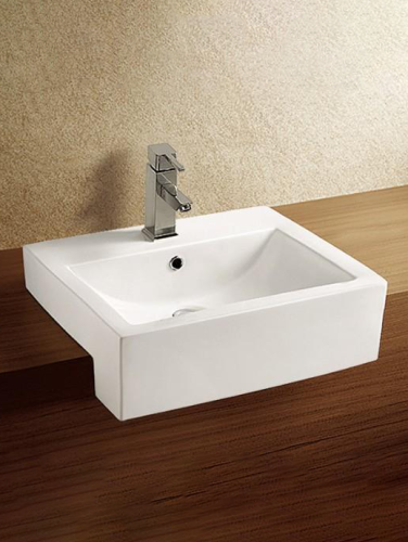 Раковина из сантехнического фаянса WeltWasser WW SK 10000003885 50х40 подвесная цвет белый - фото 2