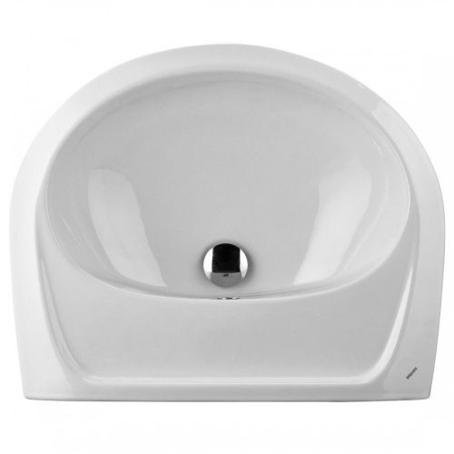 Раковина из сантехнического фарфора Santek Бриз 1WH110463 60х50 подвесная цвет белый - фото 3