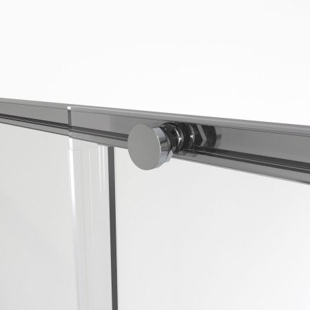 Душевая дверь Niagara Nova NG-64-9A 90х195 стекло прозрачное профиль хром