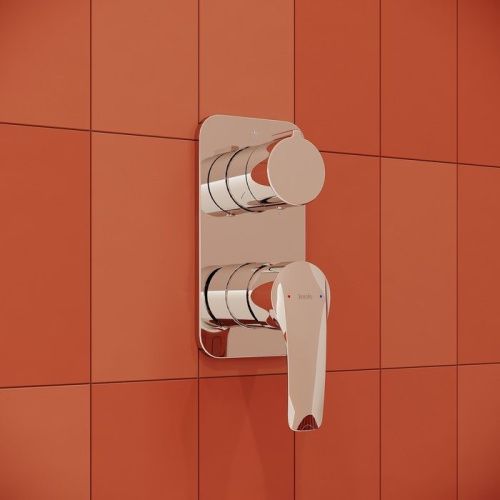 Смеситель для душа IDDIS Ray RAYSB00i68 встраиваемый в стену хром - фото 3